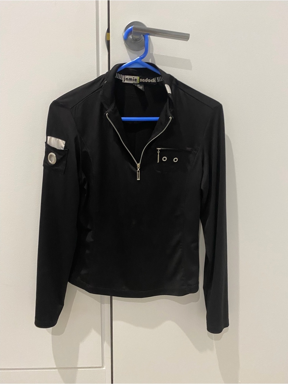 Jamie Sadock - Black Long-Sleeve Quarter-Zip Women's Top